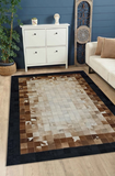 Patchwork Real Cowhide Area Floor Rug