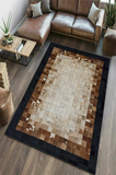 Patchwork Real Cowhide Area Floor Rug