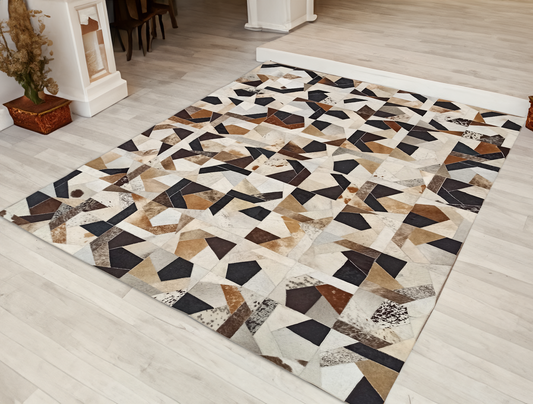 Patchwork Genuine Real Cowhide Area Rug