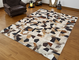 Patchwork Genuine Real Cowhide Area Rug