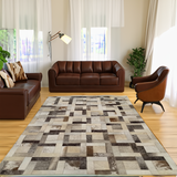 Real Cowhide Square Rug