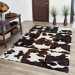 Genuine Brown Cowhide Large Rug