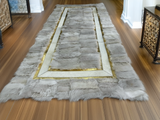 Real Sheepskin Runner Hallway Rug