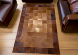 Brown Cowhide Area Rug