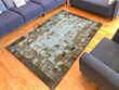 Brown Real Cowhide Living Room Rug