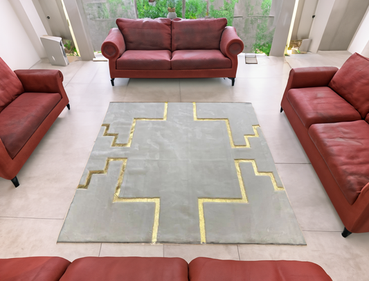 Geometric Luxury Soft Plush Rug