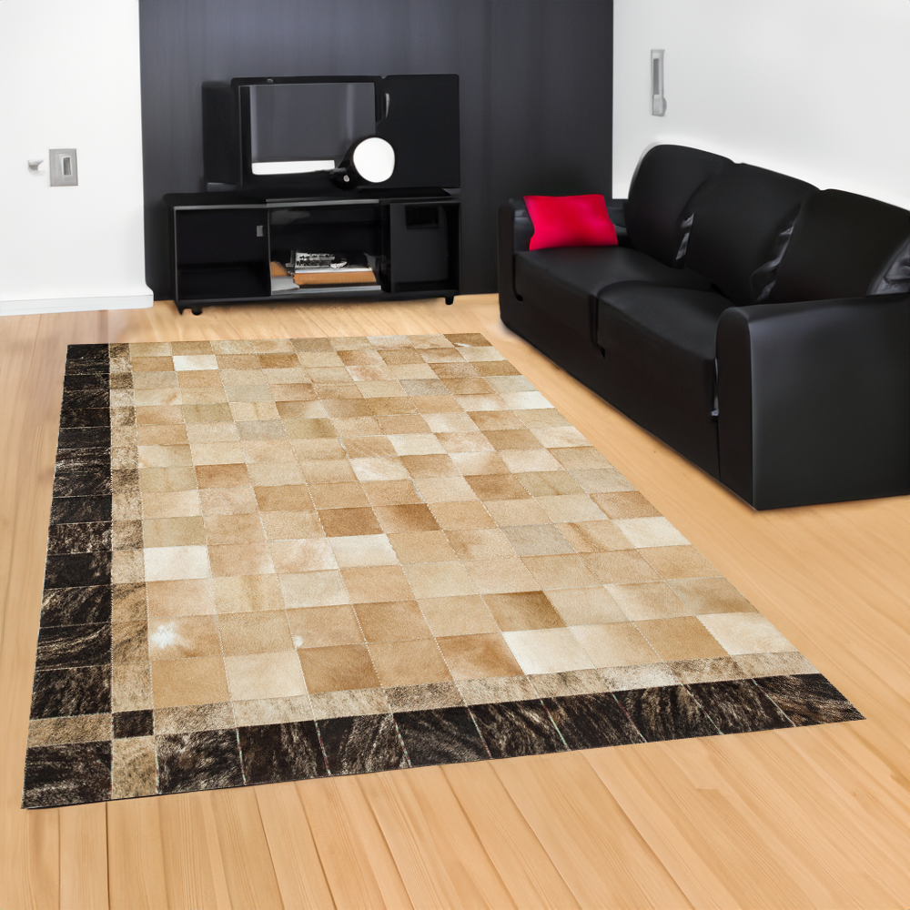 Patchwork Cowhide Area Rug