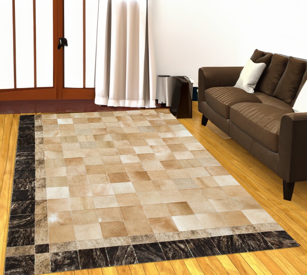 Patchwork Cowhide Area Rug