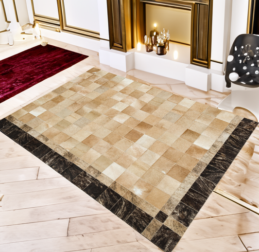 Patchwork Cowhide Area Rug