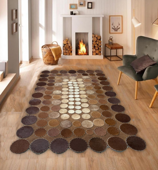 Genuine Cowhide Hallway Rug