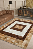 Brown Luxury Cowhide Area Rug