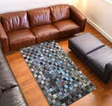 Genuine Real Cowhide Hallway Rug