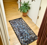 Genuine Real Cowhide Hallway Rug