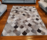 Patchwork Real Cowhide Area Rug