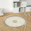 Round Sheepskin Fluffy Rug