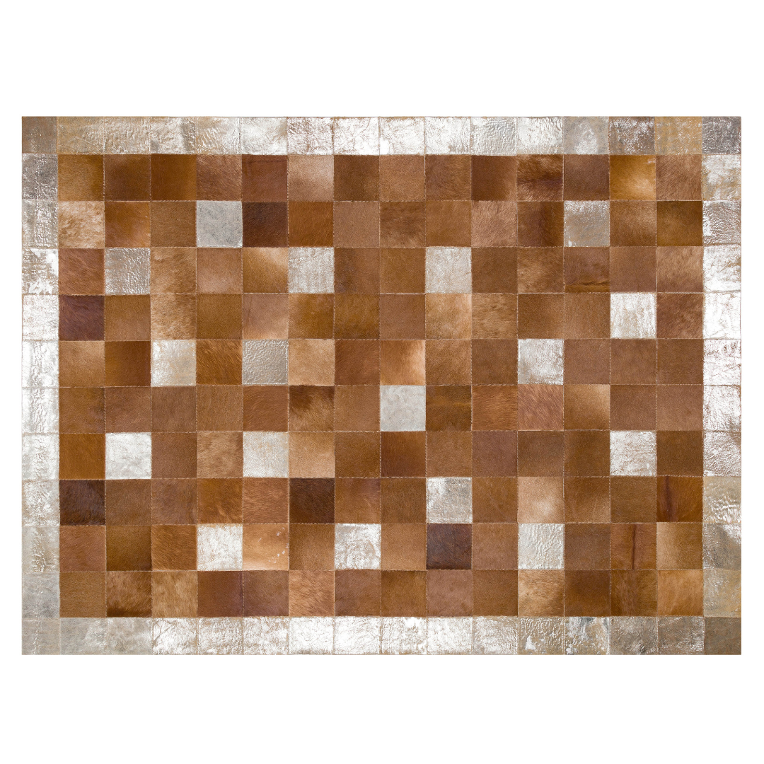 Brown Luxury Cowhide Rug