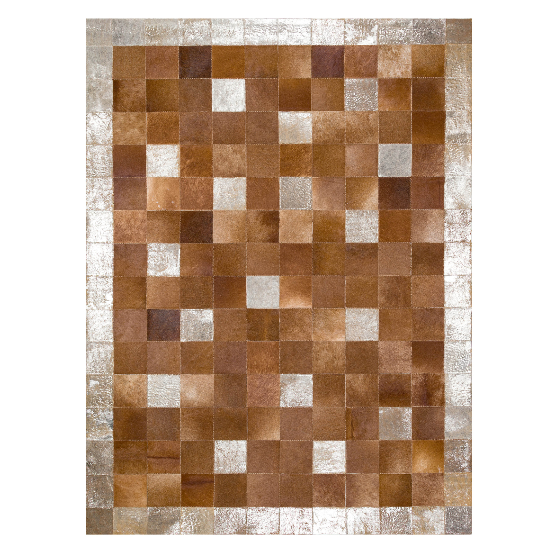 Brown Luxury Cowhide Rug