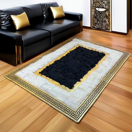 Gold Sheepskin Area Rug