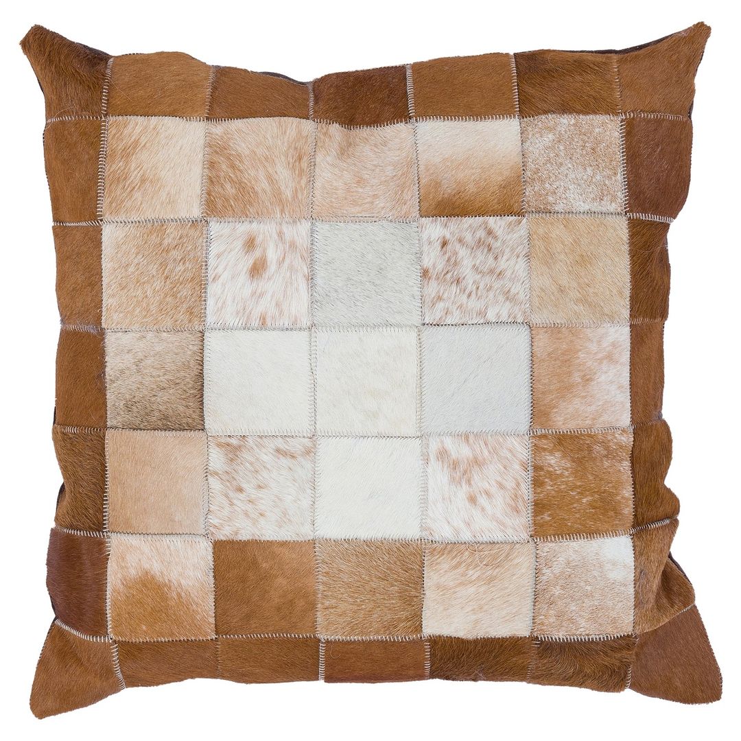 Patchwork Cowhide Pillow