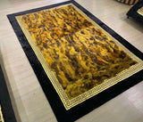 Yellow Gold Fox Fur Area Rug