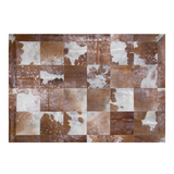 Large Patchwork Cowhide Area Rug