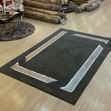 Gray Plush Area Rug