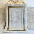 White Gold Luxury Fluffy Soft Sheepskin Rug