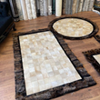 Cowhide and Sheepskin Patchwork Rug