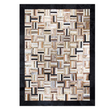 Mulitcolor Cowhide Patchwork Rug