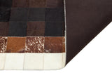 Geometric Patchwork Cowhide Rug