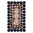 Genuine Cowhide Geometric Rug