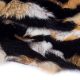 Circle Fox Fur Rug