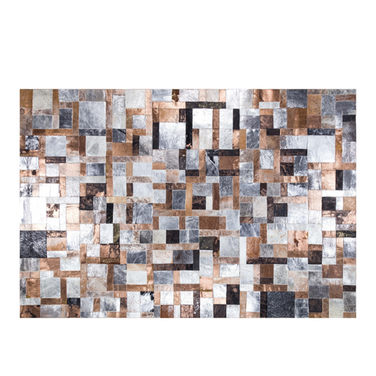 Real Cowhide Leather Area Rug