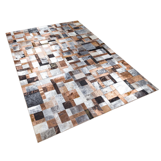 Real Cowhide Leather Area Rug