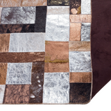 Real Cowhide Leather Area Rug