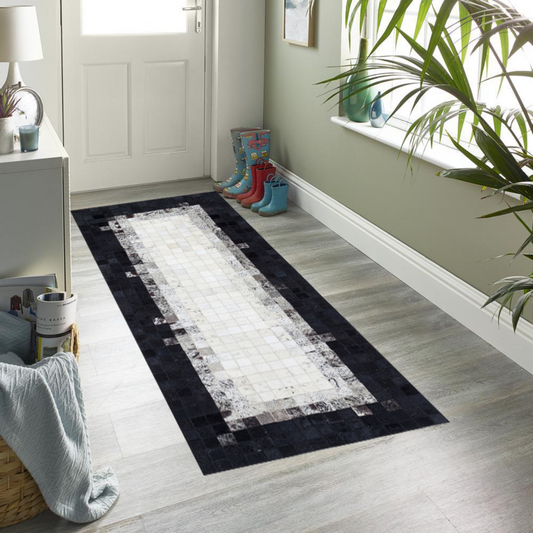 Genuine Cowhide Hallway Rug