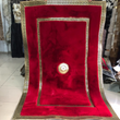 Plush Red Gold Luxury Rug