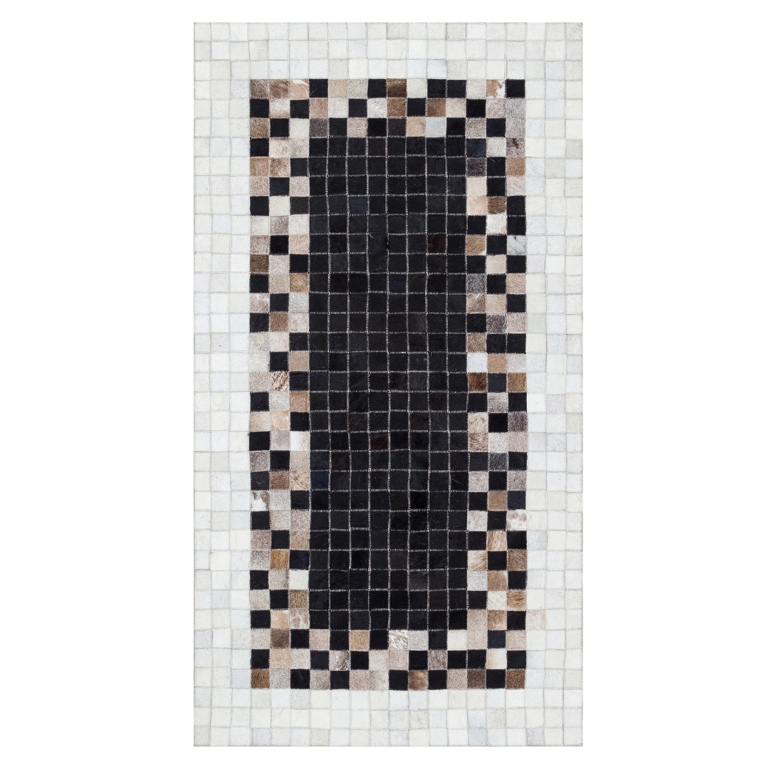 Cowhide Leather Runner Rug