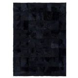 Black Lamb Fur Rug