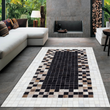 Cowhide Leather Runner Rug