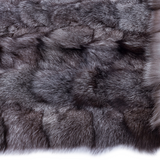 Black Fox Fur Rug