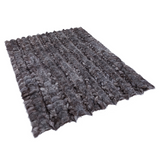 Black Fox Fur Rug