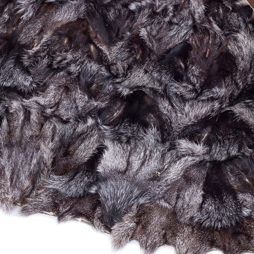 Fox Fur Circle Rug