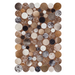 Geometric Genuine Cowhide Rug