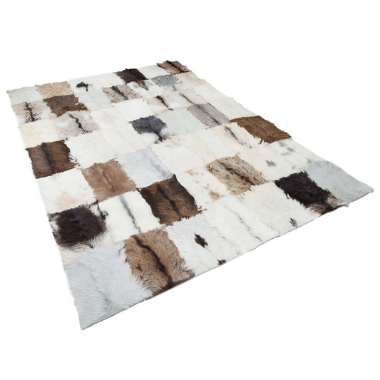 Fluffy Goat Skin Rug