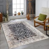 Gray Genuine Cowhide Rug