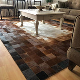 Brown Natural Cowhide Rug