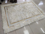 White Gold Fluffy Sheepskin Soft Rug