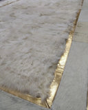 White Gold Fluffy Sheepskin Soft Rug