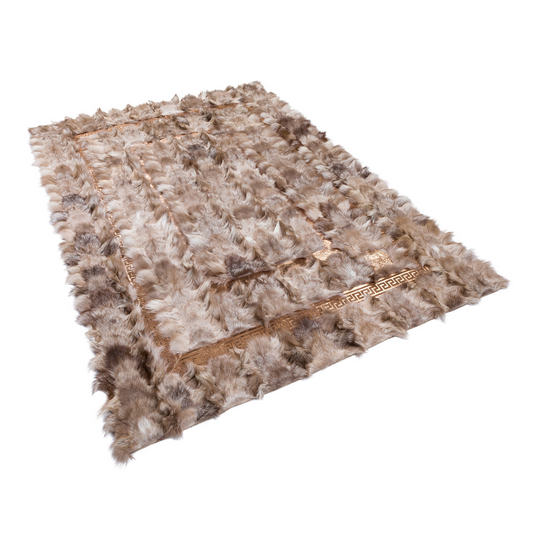 Luxury Soft Fox Fur Rug